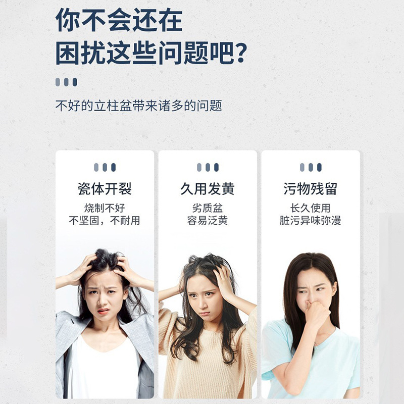 Ceramic Pedestal Basin Wash Basin Wash Basin Bathroom Bathroom Wash Basin Small Apartment Wash Basin Wash Basin Workwear