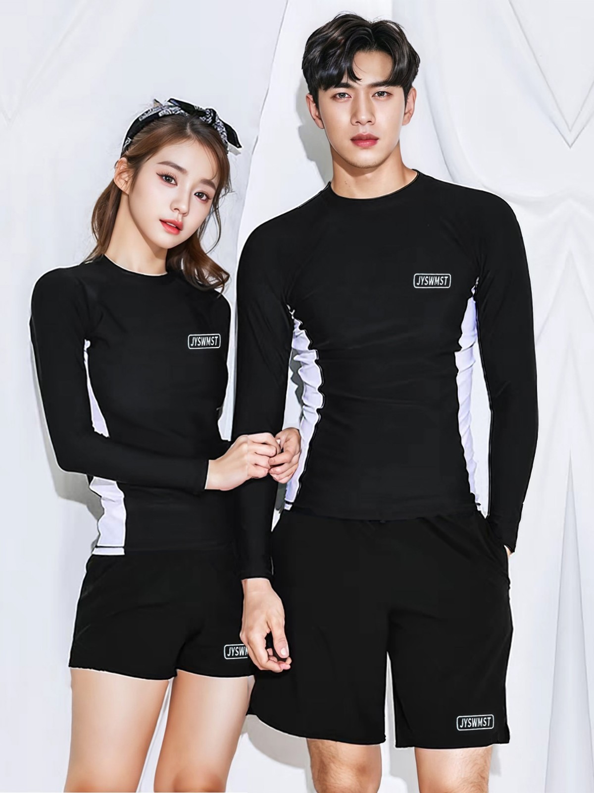 Sun Protection Quick-Drying Wetsuit Men's Split Long-Sleeved Trousers Snorkeling Wetsuit Couple Warm Swimsuit Women's Surfing Suit