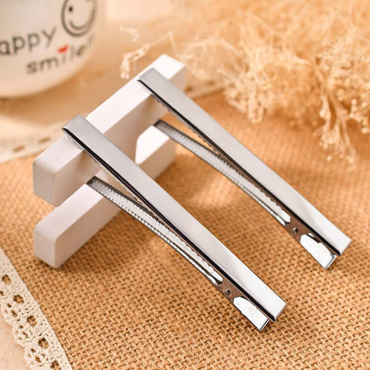 DIY jewelry accessories hairpin hair accessories duckbill clip metal jewelry side card headdress material spring clip duckbill clip