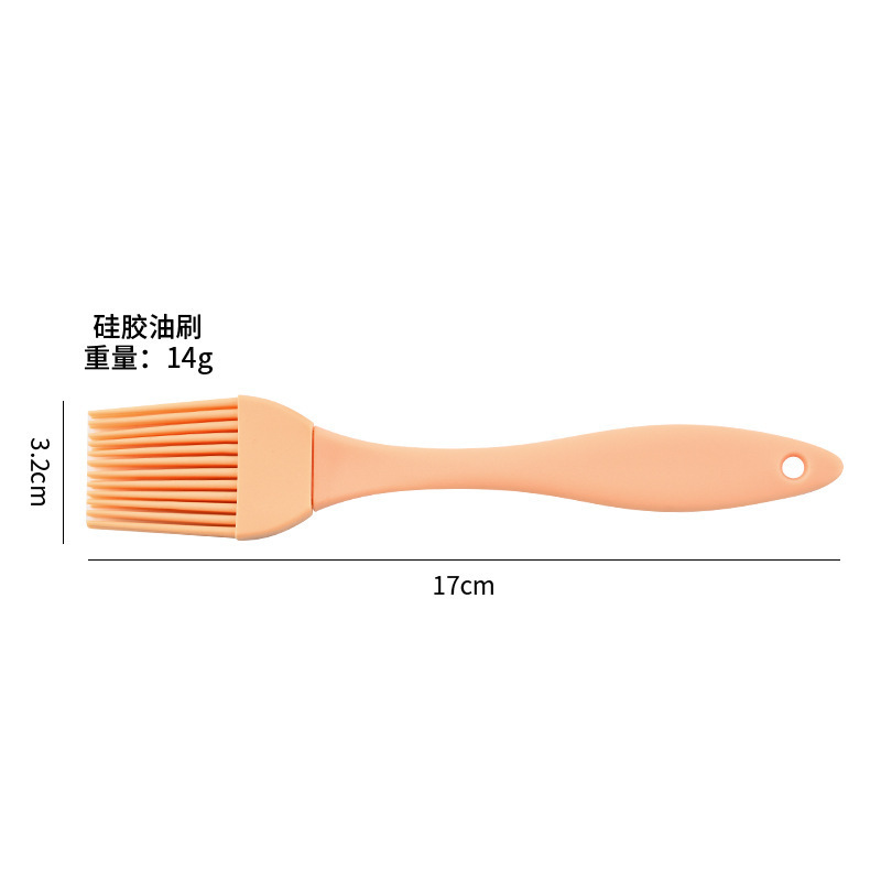 Kitchen Food Grade Silicone Oil Brush Split Barbecue Brush Household Baking Tools High Temperature Resistant Pancake Brush Oil Brush