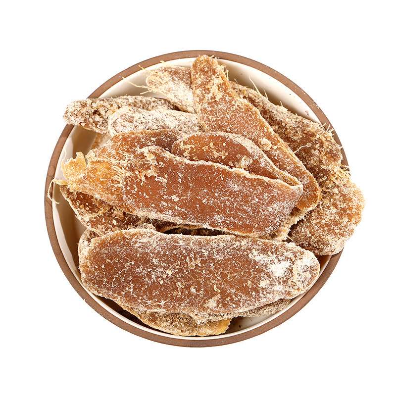 Brown Sugar Ginger Slices, Starting from One Piece, Yimeng Mountain Brown Sugar Ginger Slices Tea, Ready-To-Eat Ginger Candy Slices, Brown Sugar and Ginger Flavor, Wholesale in Bulk