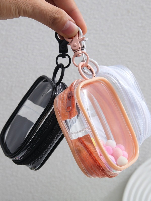 Labubu Bubble Matte Sliding Baby Bag PVC High Transparent Stereo Drying Baby Bag Hand-held Blind Box Display Box Data Line Charging
