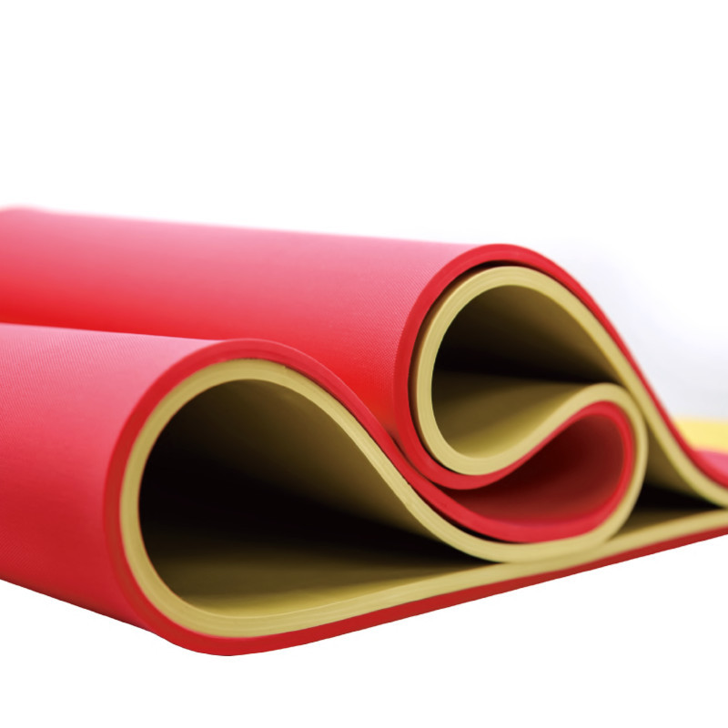 Red natural pre-vulcanized butyl rubber plate lining ball mill pipe wear-resistant anti-corrosion rubber lining rubber plate