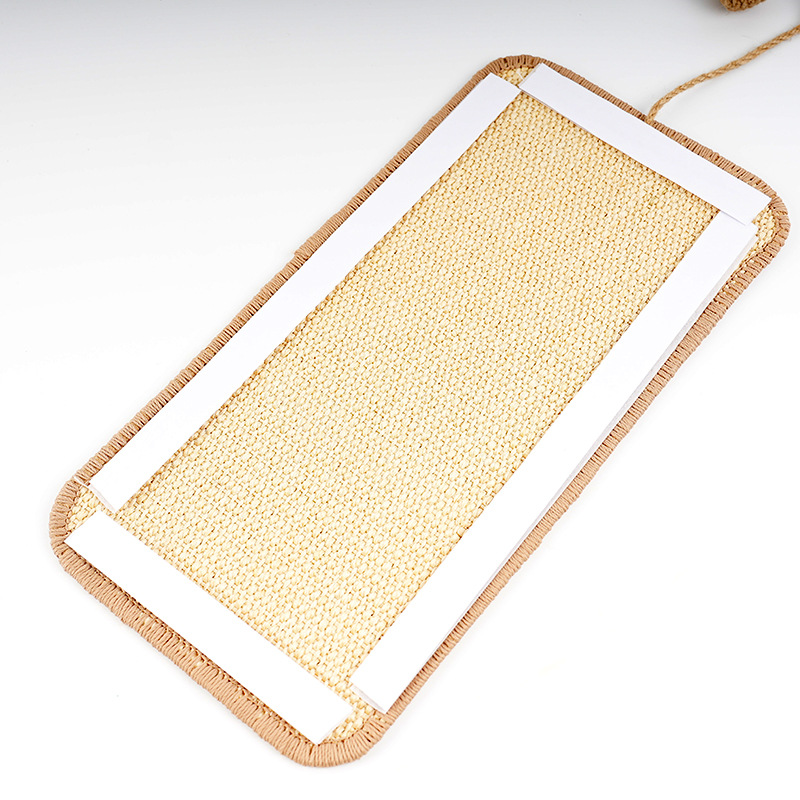 Sisal Mat Cat Scratching Board Wall-Mounted Vertical Non-Shedding Anti-Cat Scratching Mat Cat Claw Grinder Sofa Protector