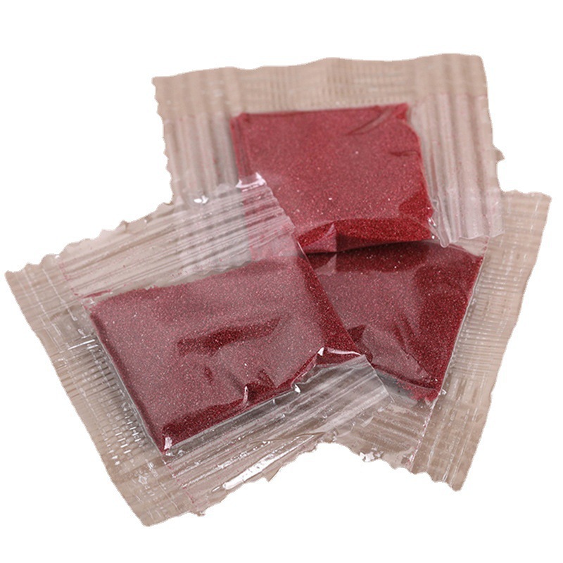 Imitation purple cinnabar powder purple gold powder small bag small packaging can be filled with hollow copper gourd red sand powder bag batch