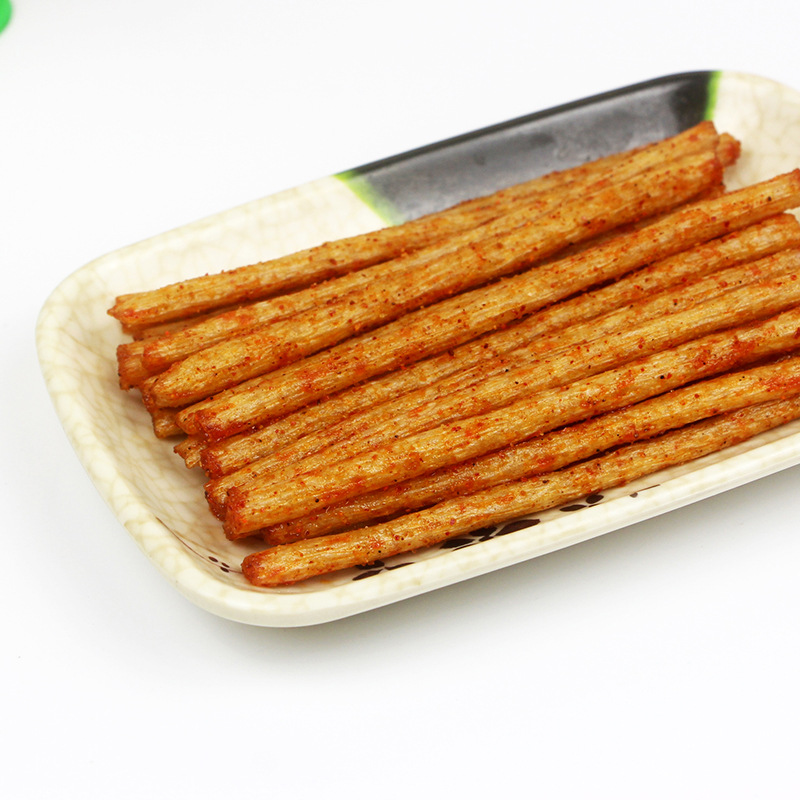 Xiaofugui Zhou peeling dog beating stick noodle vegetarian half-night chicken called small bag spicy snacks wholesale childhood snacks