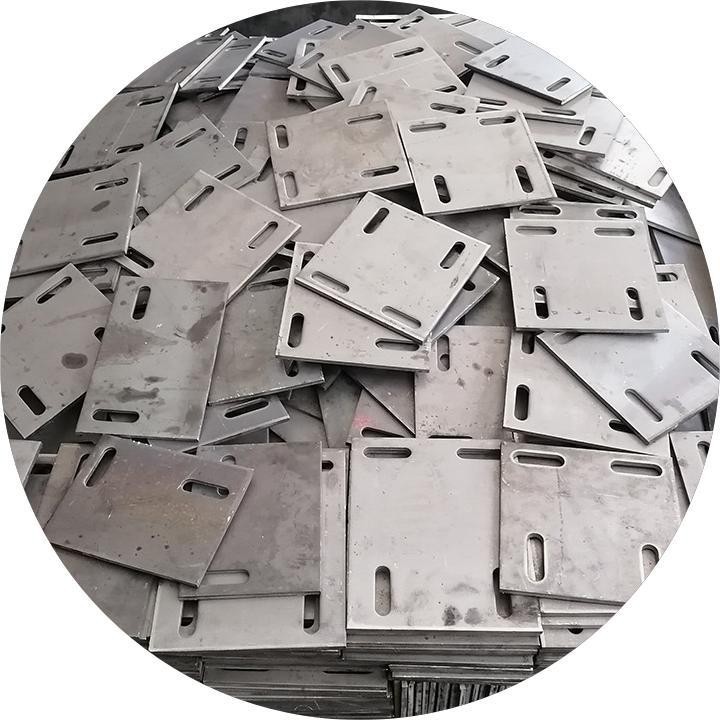 Foshan Manufacturer Custom-Made Embedded Parts with Good Steel Plate Welding Performance, Hot-Dip Galvanized Construction Steel Structure