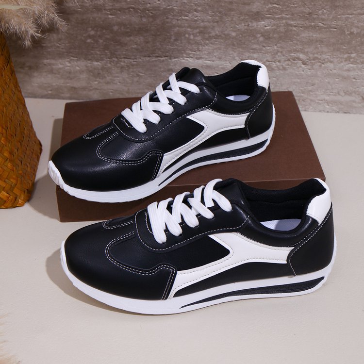 2025 New Cross-Border Export Large Size Spring and Autumn Women's Shoes Fashionable Sneakers Comfortable Cross-Border Amazon Temu Dropshipping