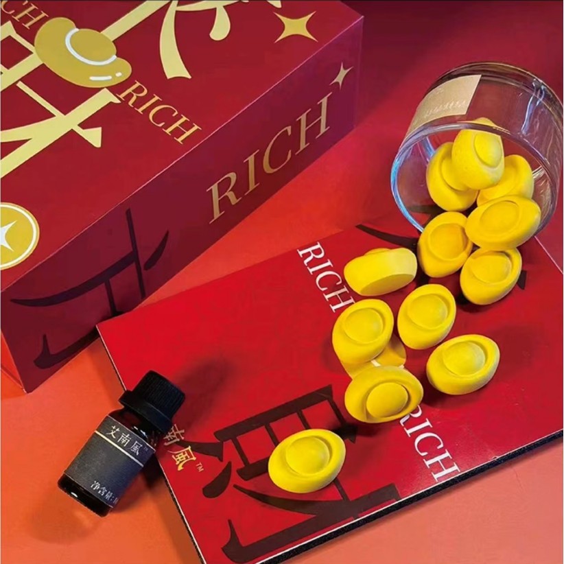 Gypsum Aroma Diffuser Stone Essential Oil Gift Set Flameless Aromatherapy High-End New Year Home and Car Gift Set for Home Use