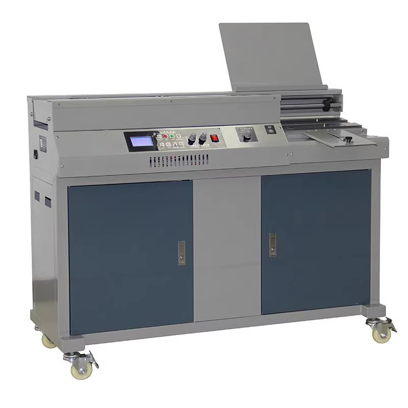 Hot Melt Glue Binding Machine Fully Automatic A4 Book Tender Book Financial Glue Binding Machine Gluing Machine