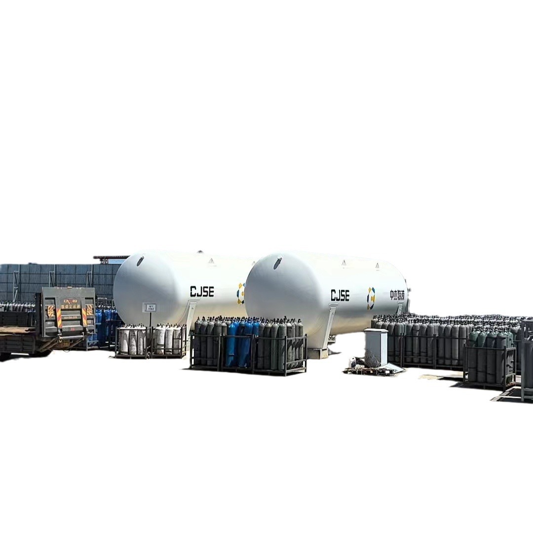 Low Temperature Storage Tank Shandong Zhongjie 50m³ Oxygen Nitrogen Argon Storage Tank Second Hand Complete Procedures