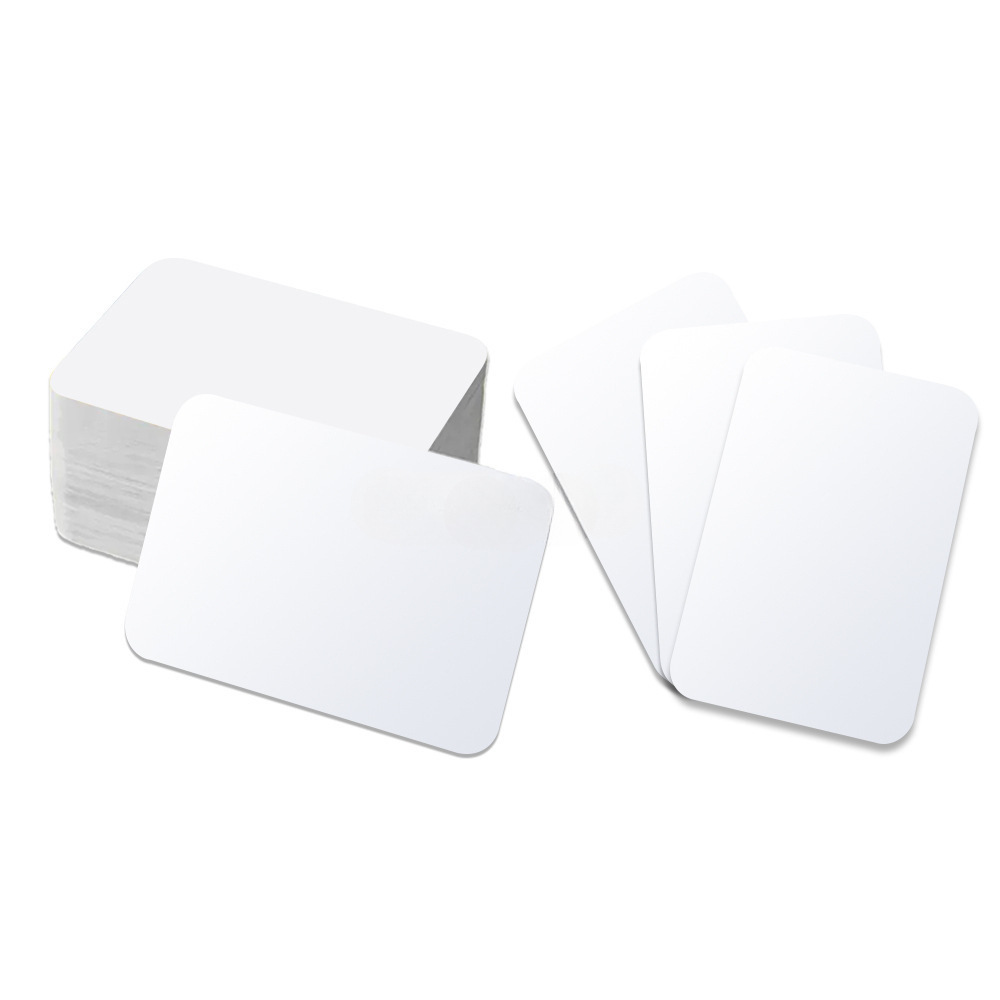Популярная пластиковая водонепроницаемая карта безопасности белая пустая поливинилхлоридная карта с I Code Slix-L чипом нейтральная