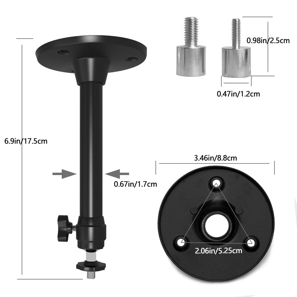 Mini Ceiling Wall Projector Bracket, Compatible with QKK, D R.J, DBPOWER, Projection Monitoring