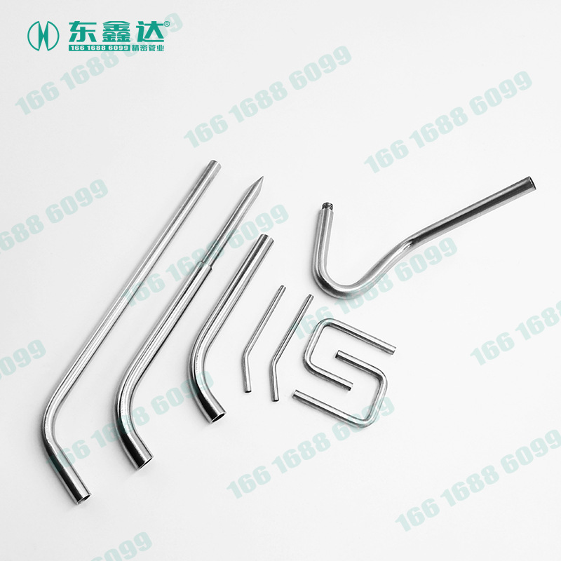 316L304 Stainless Steel Capillary Bending Processing Non-Standard Precision Bending Parts Trachea Nozzle Tube Medical Accessories