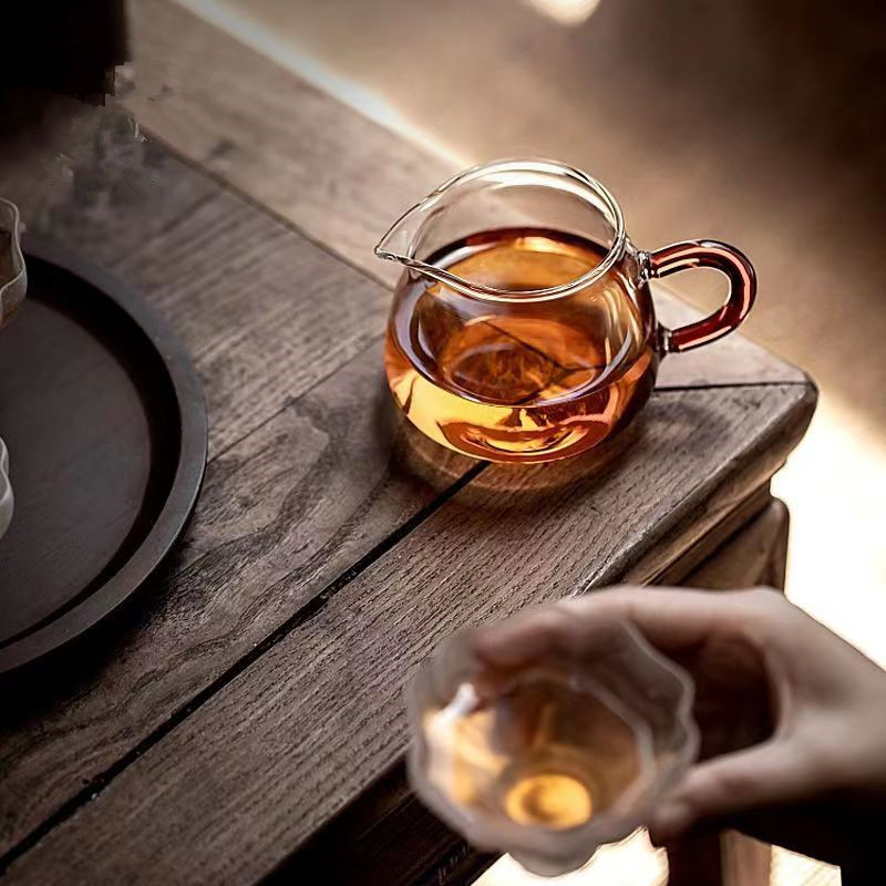 Color High Borosilicate glass tea set fair Cup Tea Sea tea filter Penguin cup size capacity