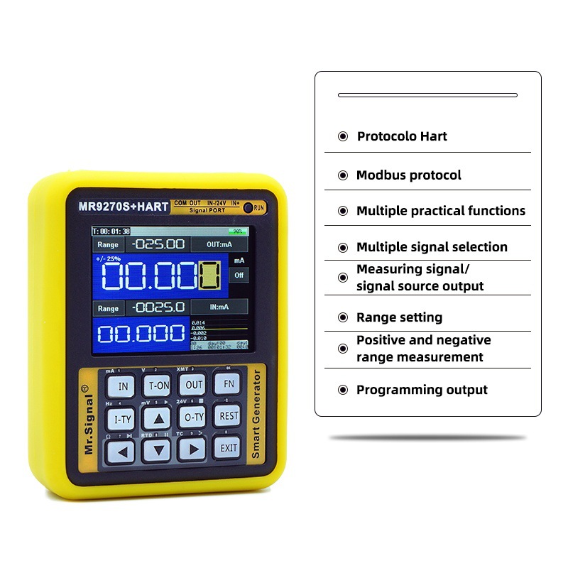 MR9270S HART multi-function signal source generator pwm square wave 4-20mA paperless recorder Modbus