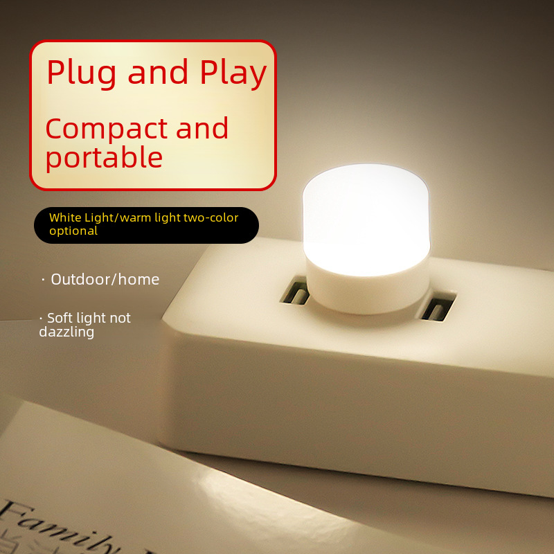 Wholesale USB Lamp, Eye Protection Lamp, Portable Lamp, Suitable for Power Bank, Dormitory Bedside Lamp, Mini Led Night Light