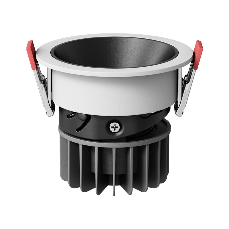 Anti-Glare Spotlight Cob Hill Spotlight Without Main Light Living Room Lighting Embedded Anti-Glare Wall Washing Narrow Edge