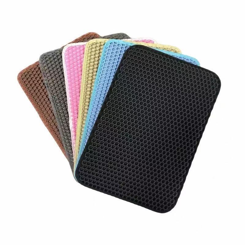 Eva Cat Litter Mat Is Thickened, Wear-Resistant, Scratch-Resistant, Washable, Non-Deformable, Anti-Slip, Prevents Litter from Being Tracked Out, and Controls Litter