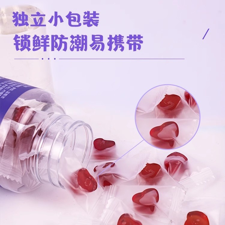Beijing Tongrentang Lutein Gummies Dha Blueberry Lutein Ester Tablets 66g Lutein Gel Candy Delivery