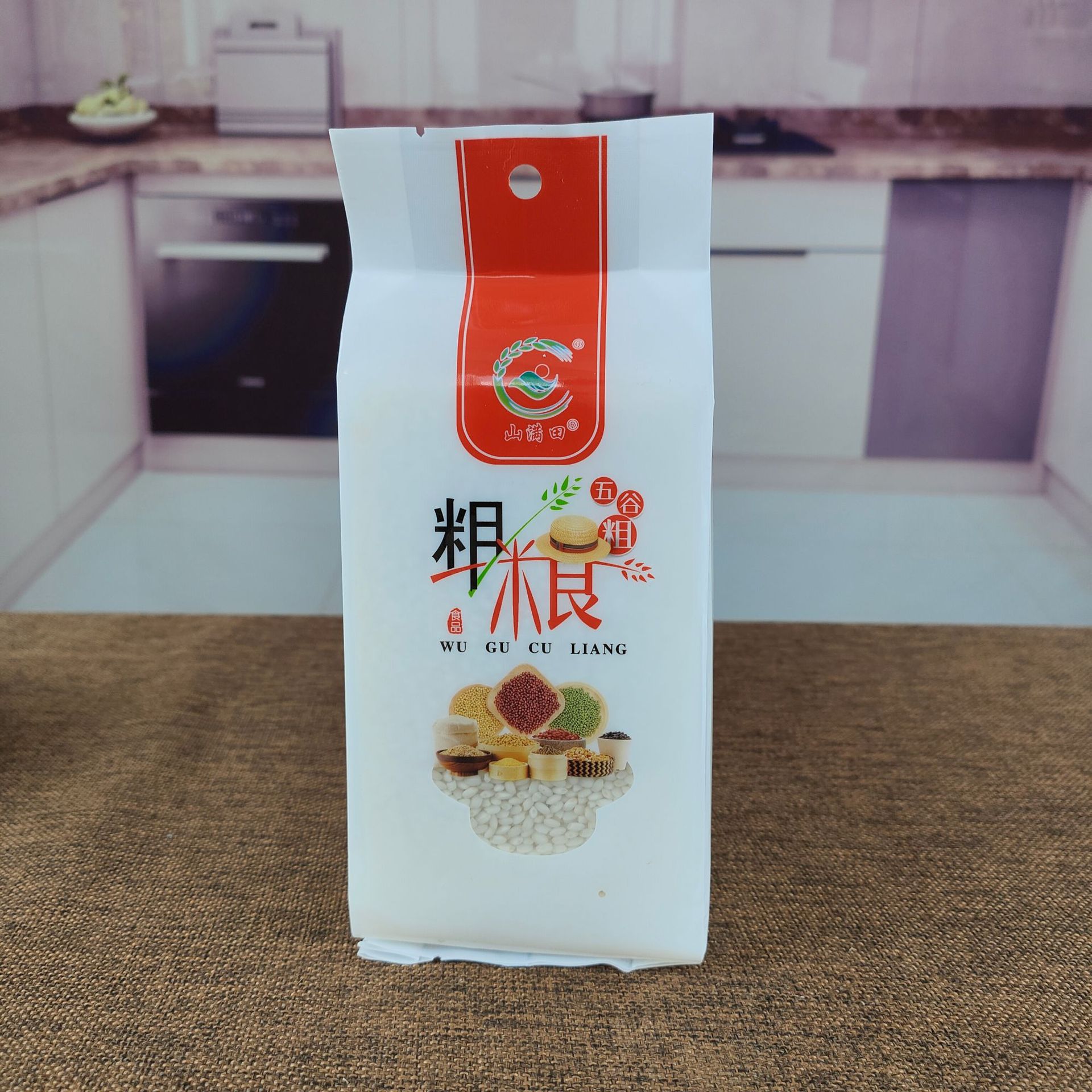 Клейкий рис Шаньманьтянь 400г, новый рис, жемчужный клейкий рис, чистый клейкий рис, вакуумный, липкий клейкий рис, завернутый в зондзи