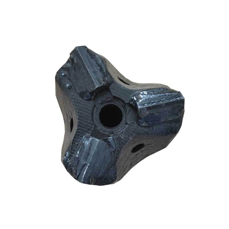 Carbide Blast Furnace Three-Tooth Drill Bit Is Specially Designed for Blast Furnace Opening to Pour Molten Iron. It Drills Holes Quickly and Is Wear-Resistant
