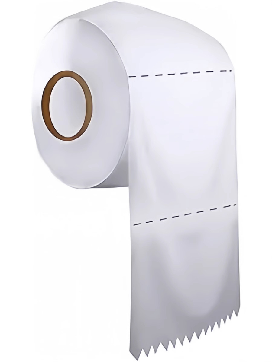 Halloween Annual Meeting White New Funny Toilet Paper Play Clothes Men's and Women's Makeup Toilet Paper Spoofs cosplay Clothes