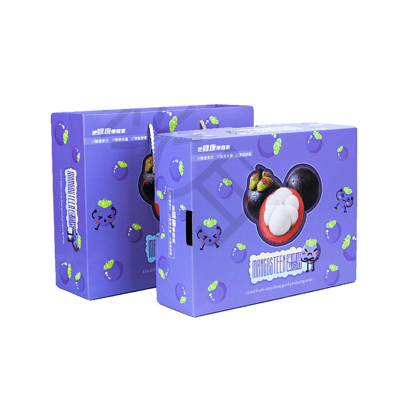 Gift Box Portable Mangosteen Mangosteen Gift Box Empty Box Fruit Packaging Box Imported Thai Jin Universal