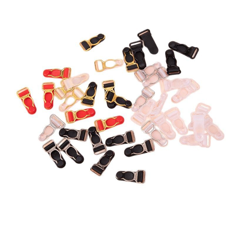 Underwear garter buckle 12MM plastic gourd buckle halter bra non-slip belt in stock wholesale adjustable buckle accessories