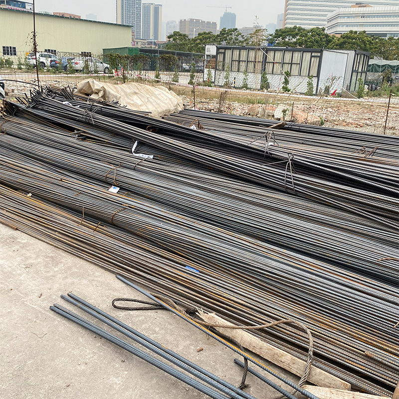 Foshan Manufacturer Hot-Rolled Threaded Steel Bars Straight Steel Bars Construction Site Earthquake Engineering Threaded Steel Bars Complete Specifications