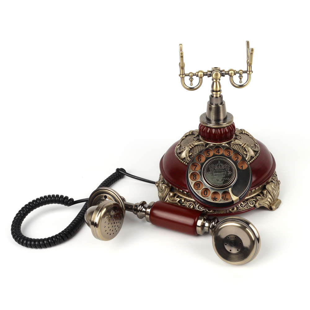 New Antique Phone Hotel Home Wedding Telephone Big Ringtone Fixed Landline Retro Old-Fashioned Telephone Wholesale
