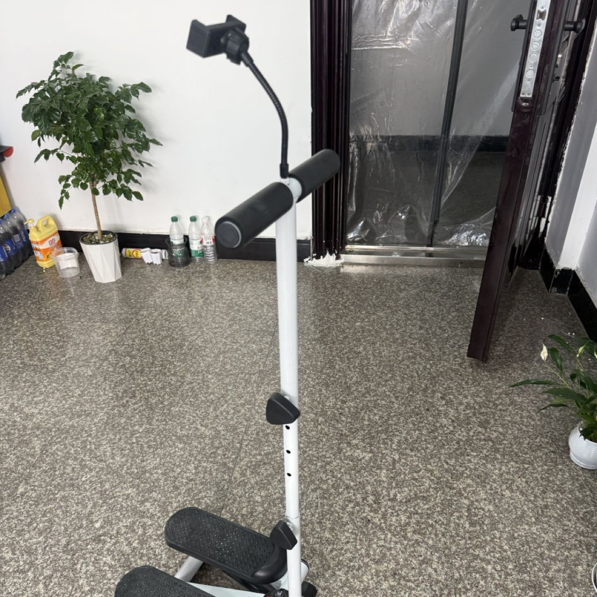 Stepper Machine for Home Use, Hydraulic Pull Rope, Indoor Elliptical Climbing Stepper, Multifunctional Fitness Equipment, Hydraulic Silent