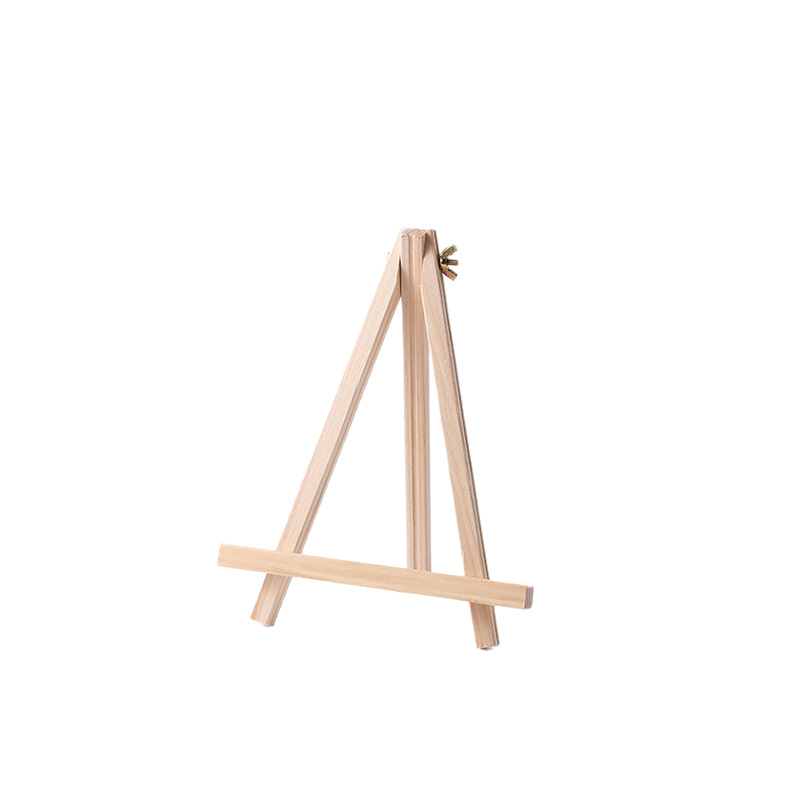 Mini Desktop Easel Wooden Foldableing Oil Painting Board Table Bracket Sketch Tripod Kidsren's Small Easel