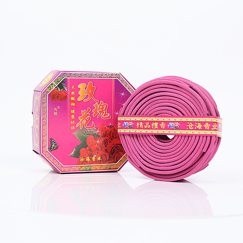Panxiang Rose incense Sandalwood Household Indoor Incense Toilet Bathroom Air Purification Aquilarine Flavor Removal Tower Incense