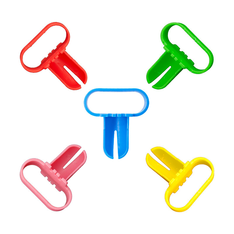 Balloon knotter tie balloon tool balloon accessories plum blossom clip ring buckle arrangement latex balloon easy tie knot