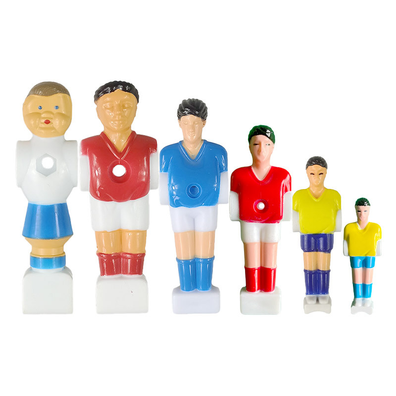 Foosball Table Accessories Miniature Player Figurines Tabletop Soccer Table Indoor