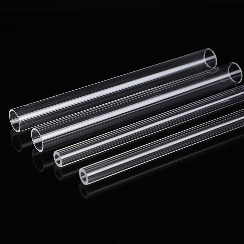 Quartz Tube Transparent Quartz Glass Tube High Temperature Resistant Thick Wall Glass Instrument Laboratory Equipment Quartz Tube