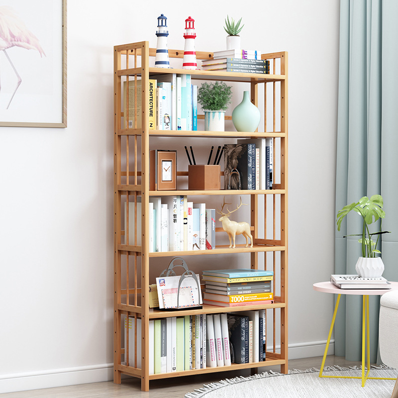 Простая книжная полка для хранения в учебном офисе