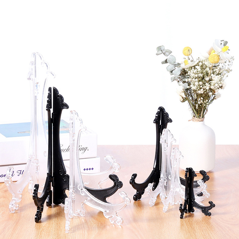 Plate Rack Plastic Tea Cake Crafts Display Rack Photo Frame Base Ceramic Tea Set Disc Rack Super Wholesale