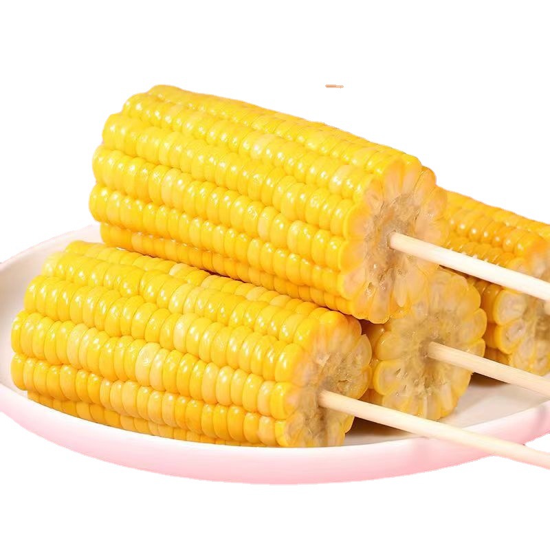 Fruit corn open bag ready-to-eat non-boiled sweet corn vacuum bag dormitory instant meal replacement fruit corn cob wholesale