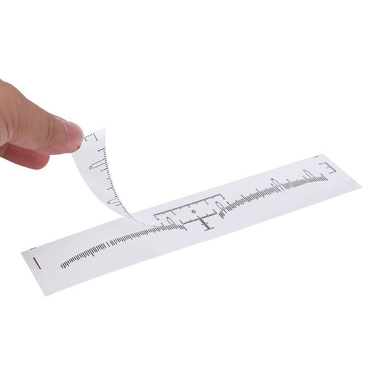 Disposable tattoo auxiliary design eyebrow ruler eyebrow design ruler transparent paste tattoo eyebrow ruler wholesale