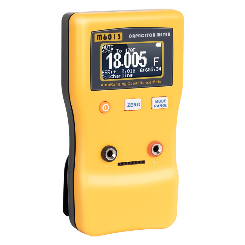 Jingyan handheld automatic range digital capacitance meter M6013 high precision digital display capacitance tester factory wholesale