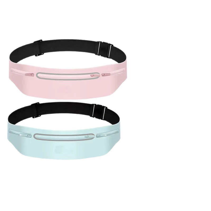 Running Waist Bag for Women, Thin and Close-Fitting Mobile Phone, Marathon Fitness Equipment, Morning Running Invisible Voltage Waterproof Belt Bag