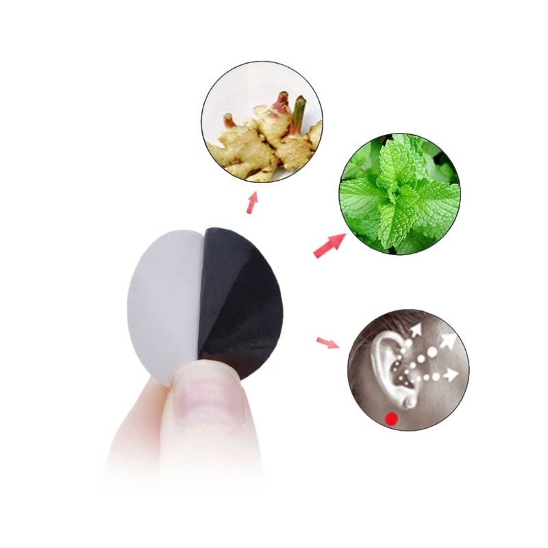 Sumifun Amazon Fda Cross-Border Motion Sickness Car Stickers Seasickness Motion Sickness Ear Stickers Vomiting and Soothing K02201