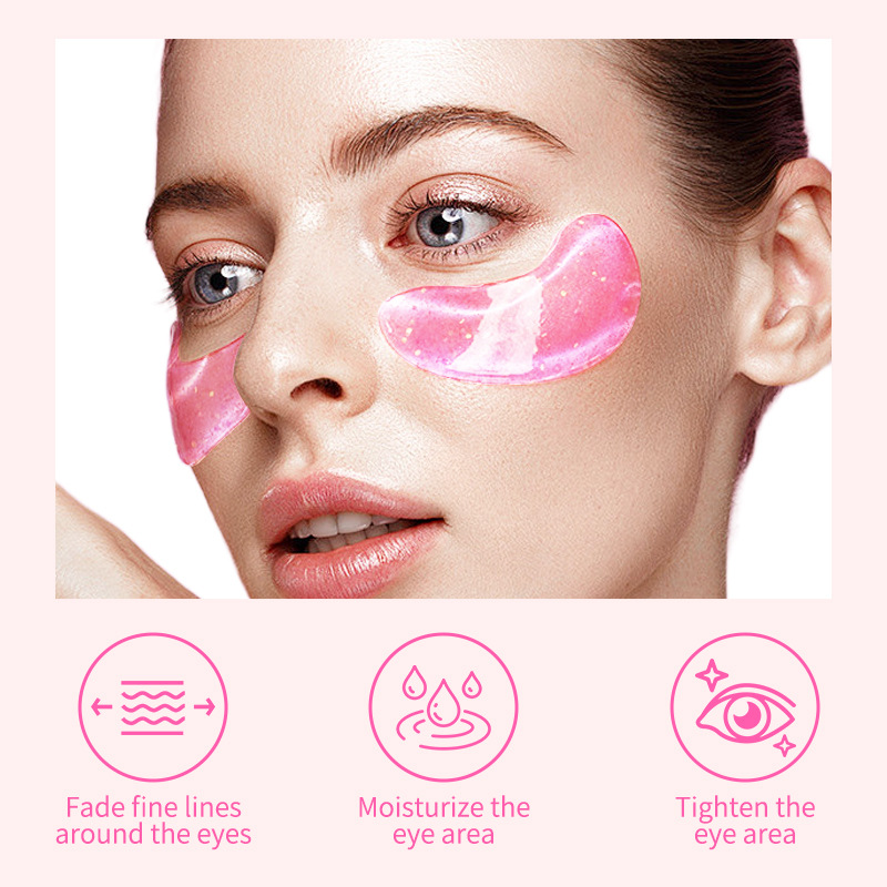 Full English Marine Collagen Eye Mask Eye Mask Sheet Cross-Border Export Manufacturer Wholesale