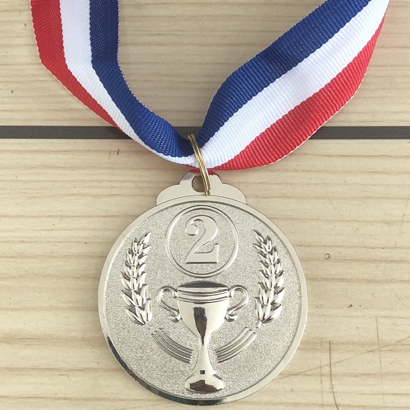 Spot Trophy Digital Medal 123 Production Amazon Export Metal Spot 123 Medal Zinc Alloy Medal