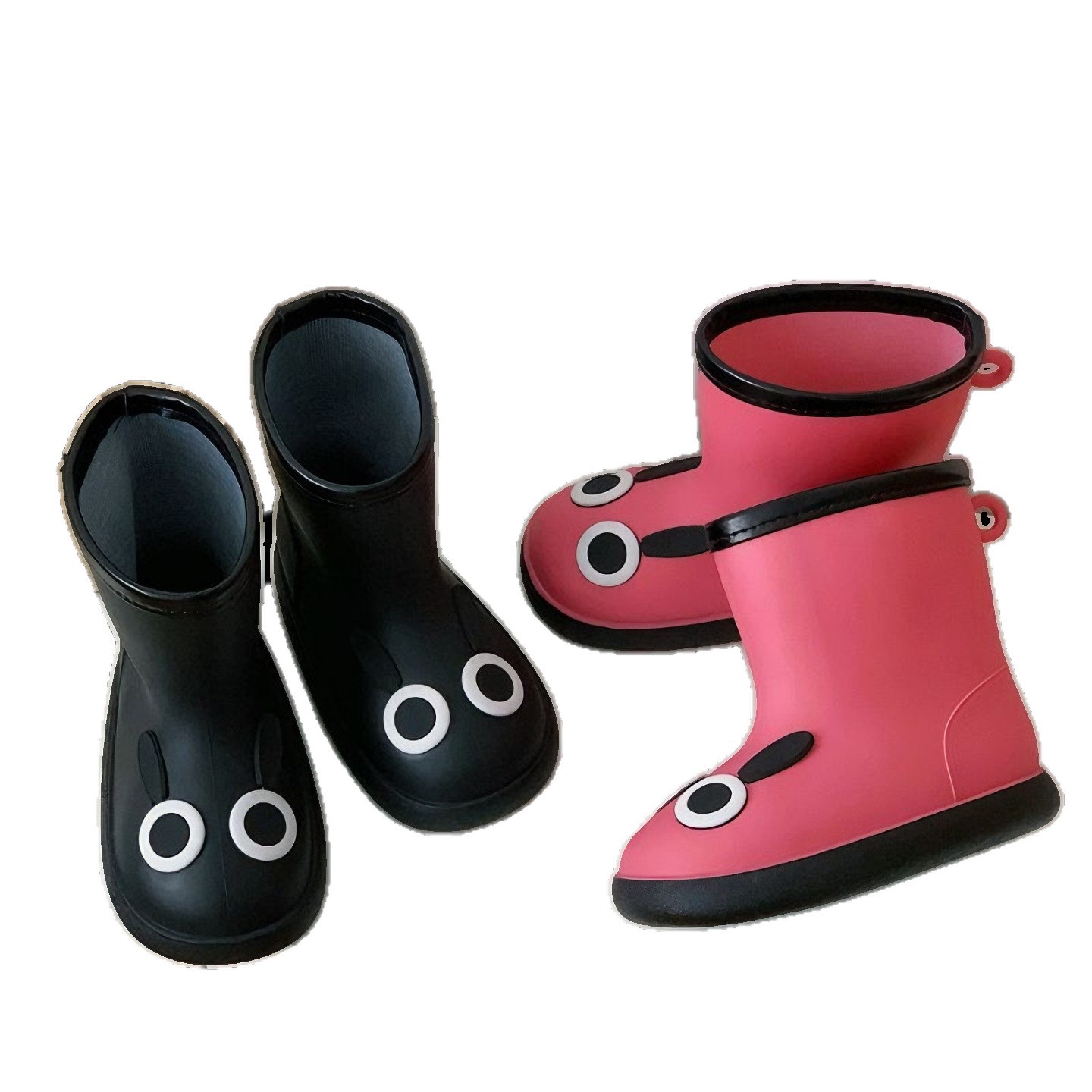 New Popular Four-Season Children's Rain Boots for Kindergarten Outdoor Wear Warm Waterproof Shoes Non-Slip Bottom Cartoon Rain Boots for Children