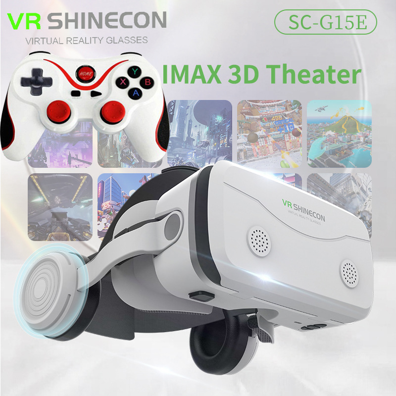 Кросс-Бордер G15E VR Очки Виртуальная Реальность Игра Фильм Смартфон Гарнитура Все-в-Одном Наголовные Очки