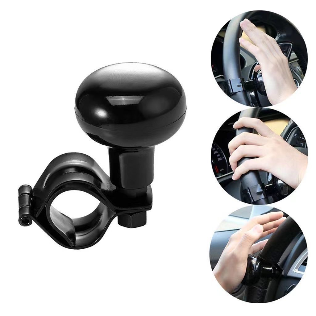 Car Steering Wheel Power Ball Steering Wheel Iron Clamp Aluminum Alloy Power Ball Car Labor Saver J-12-33