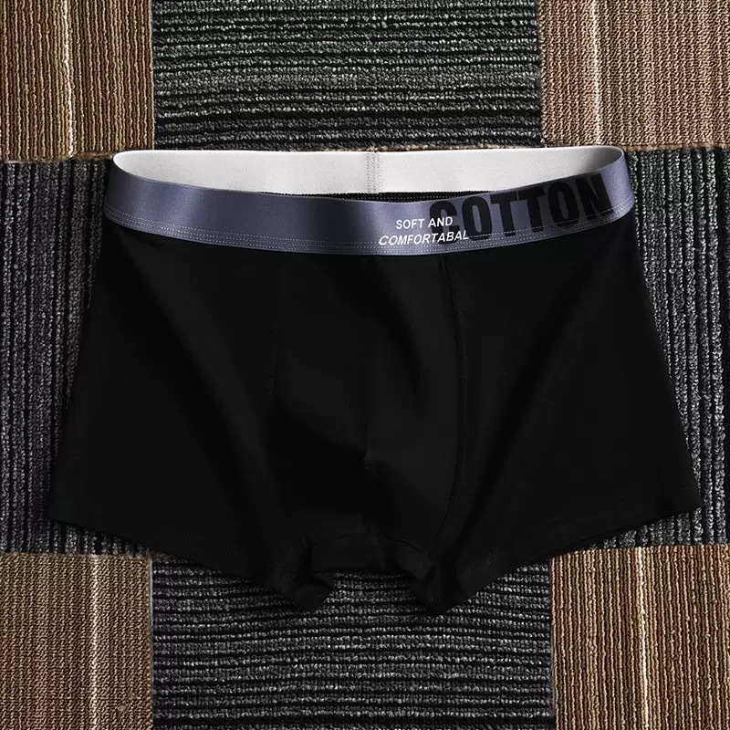 Men's Underwear New Style Pure Cotton Large Size Loose Boxer Briefs Comfortable Breathable Youth Boxer Briefs Wholesale